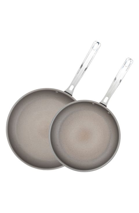 2-Piece Set of PureGlide Pro 3-Ply Fry Pans