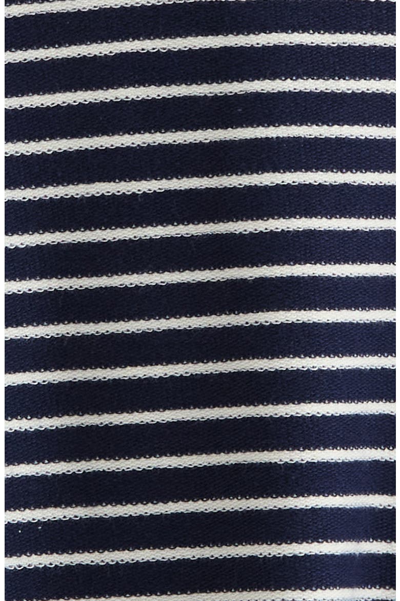 Stripe Cotton Romper, Alternate, color, NAVY PEACOAT BRETON STRIPE