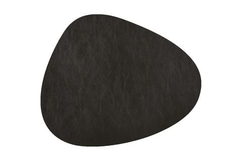 Davanti by  Mattola Placemats Set of 6, Stone, 18.5 x 15.3 Inch Indoor Outdoor Table Placemats