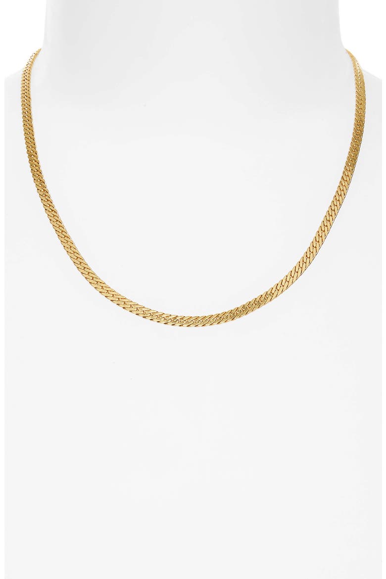 Simple Chain Necklace, Alternate, color, VINTAGE GOLD