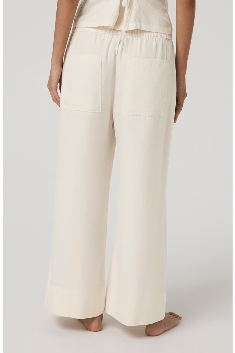 Trestles Twill Everyday Wide Leg Crop Pants, Alternate, color, NATURAL