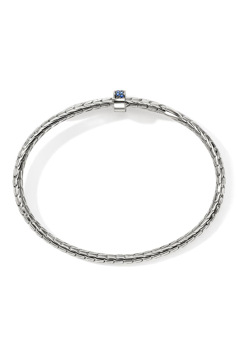 Spear Flex Cuff, Gemstones, 4mm, Alternate, color, SILVER
