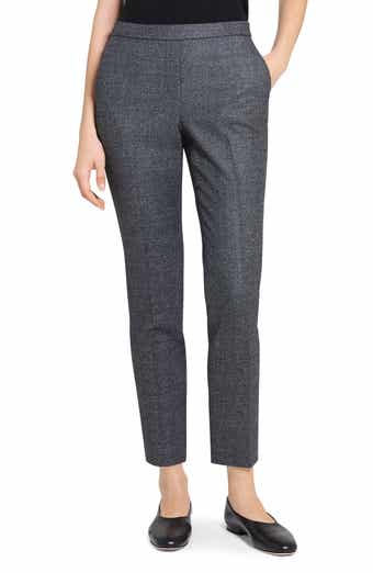 Theory Marled Flannel Treeca Pull-On Pants