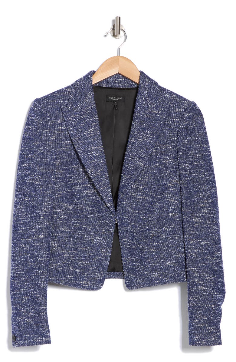 rag & bone Elle Blazer, Alternate, color, Blue Multi