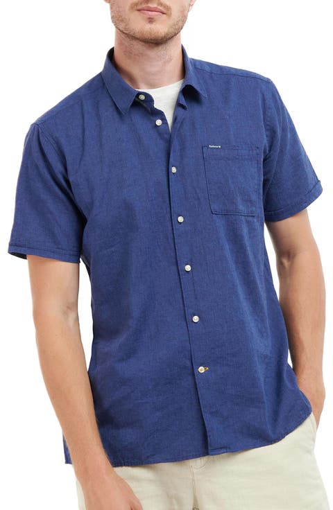 Nelson Linen & Cotton Button-Up Shirt