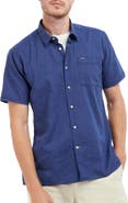 Barbour Nelson Linen & Cotton Button-Up Shirt