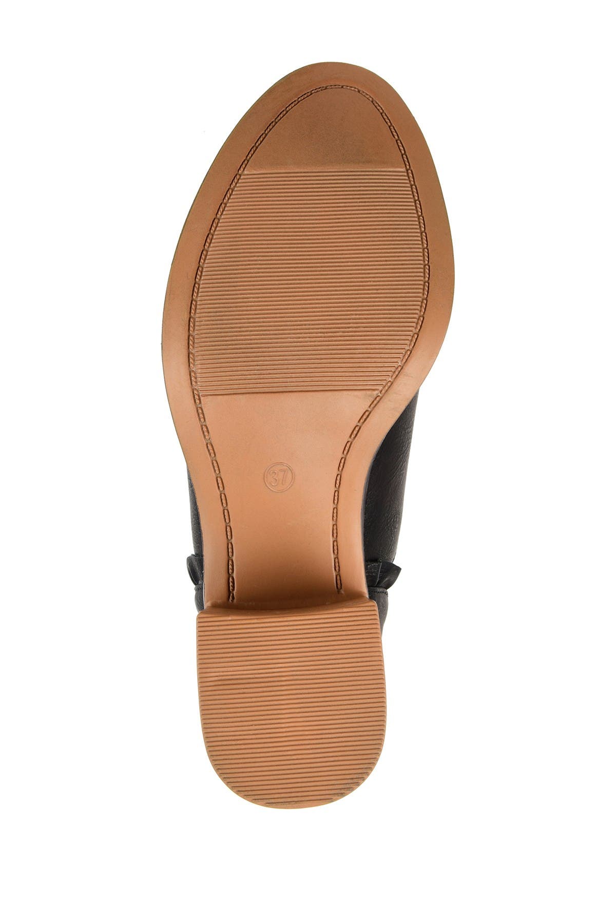 Journee Collection Lennie Ruffle Trim Ankle Bootie, Alternate, color, 