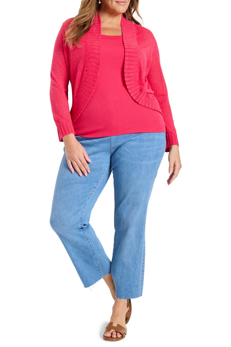 Perfect Knit Rib Scoop Neck Tank, Alternate, color, DAIQUIRI