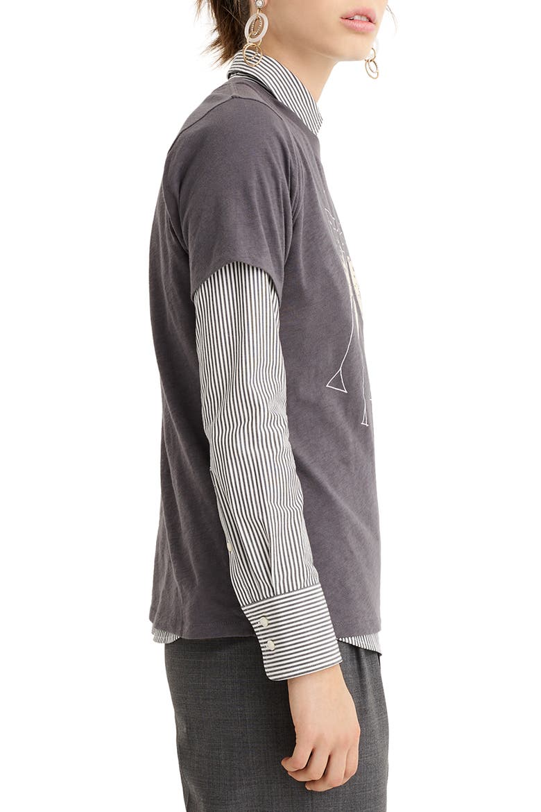 Bubbly Tee, Alternate, color, BEDFORD COAL
