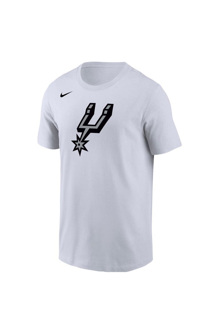 Men's Nike White San Antonio Spurs Logo T-Shirt, Alternate, color, White