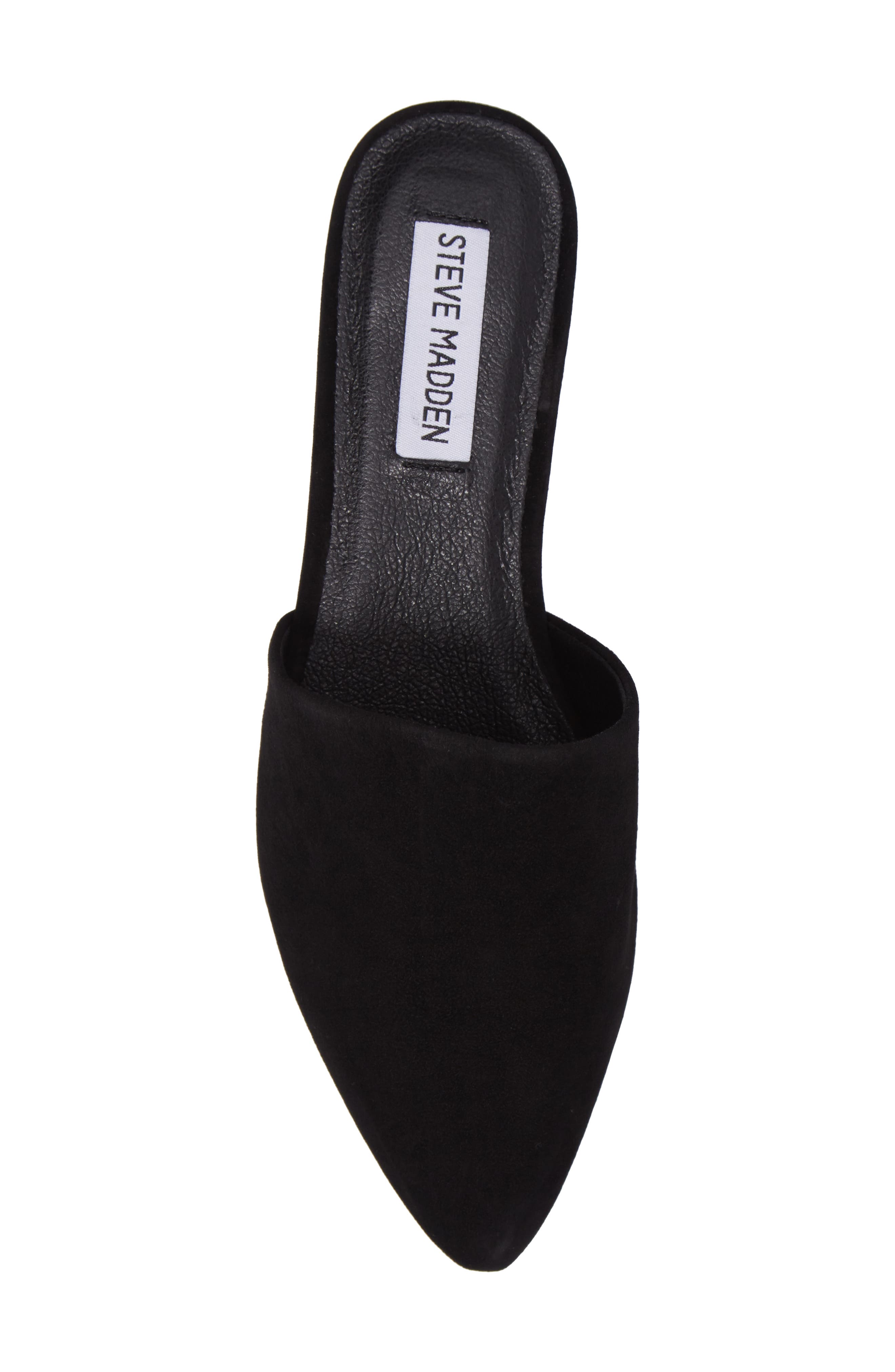 Trace Mule, Alternate, color, BLACK SUEDE