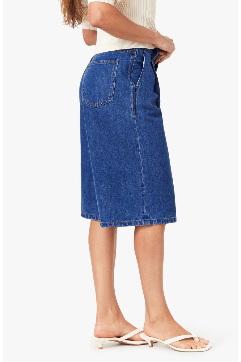Campbell Pleated Bermuda Denim Shorts, Alternate, color, CORNFLOWER BLUE