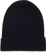 Nordstrom Cashmere Rib Cuff Beanie