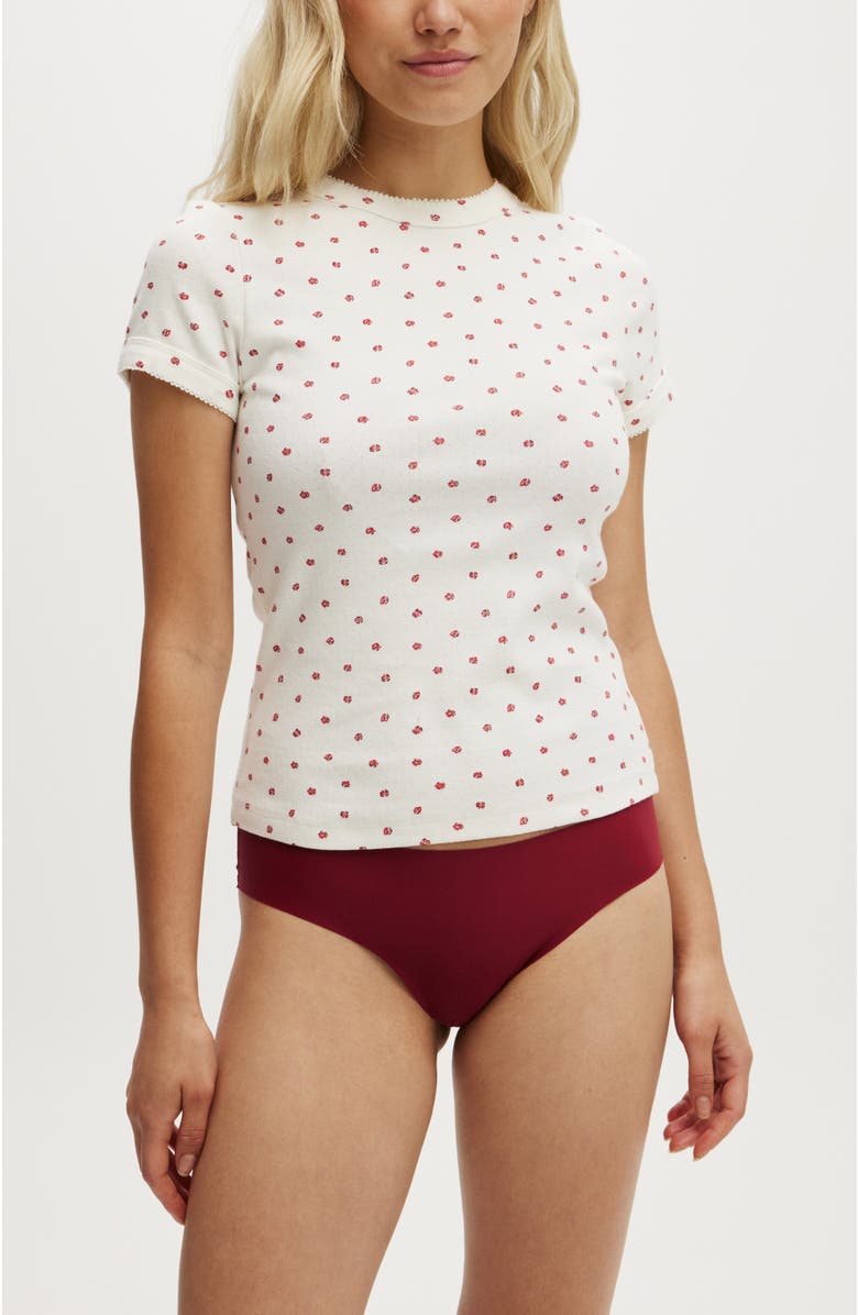 COTTON ON BODY Women's Pointelle Sleep Tee, Main, color, 