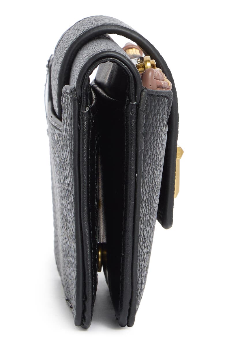 Tahari Reade Faux Leather Bifold Wallet, Alternate, color, Black