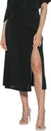Alexia Admor Side Slit Midi Skirt