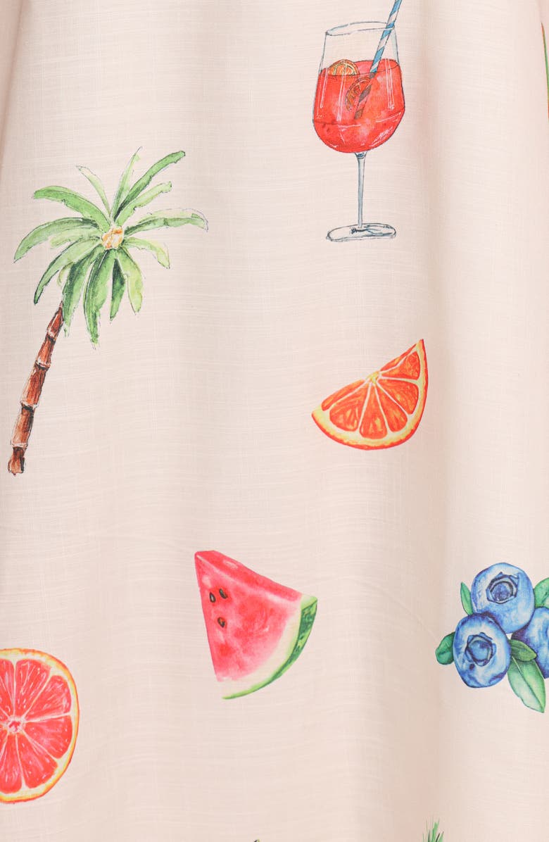 Petal & Pup Brea Printed Maxi Sundress, Alternate, color, Tutti Fruitti