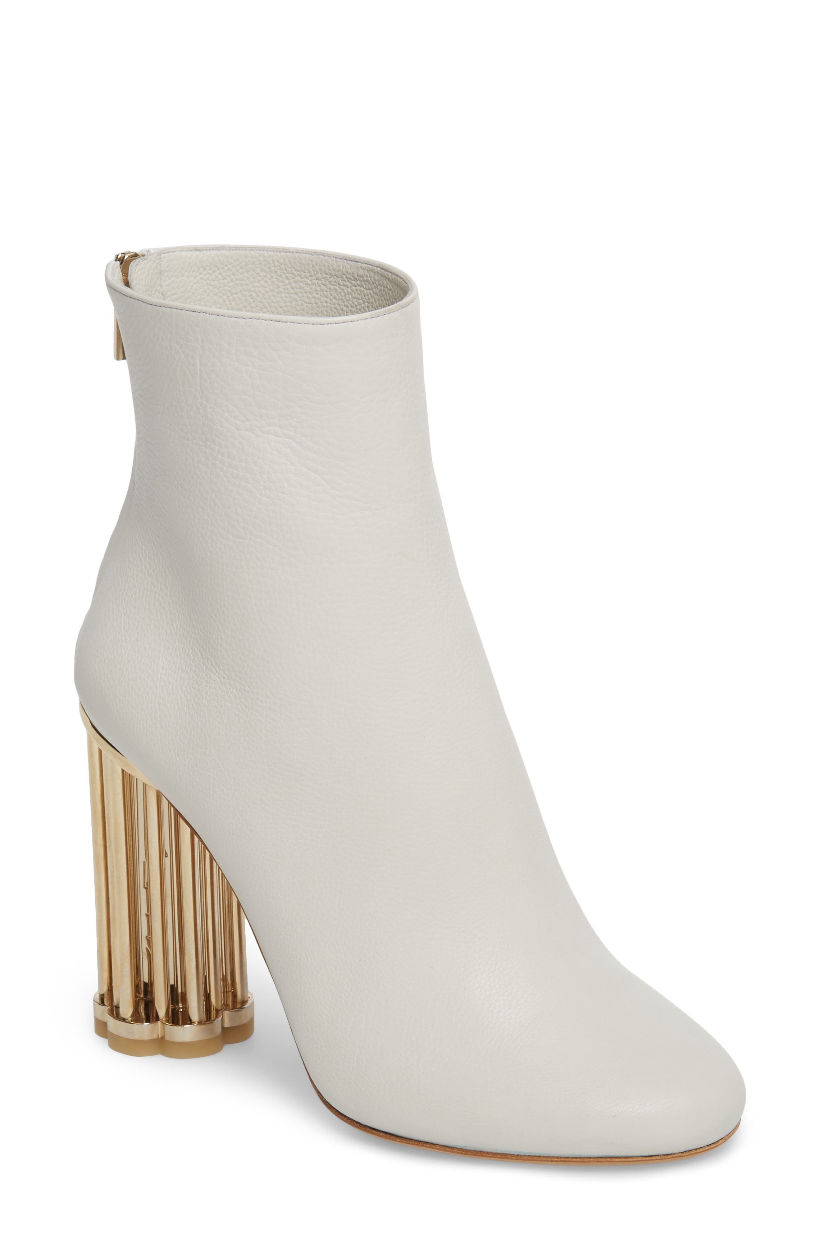 FERRAGAMO Salvatore Ferragamo Coriano Statement Heel Bootie, Main, color, 