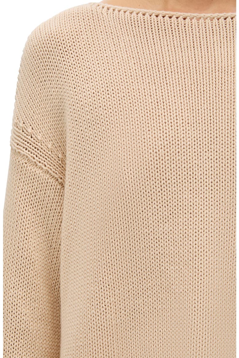 Draped Knit Sweater, Alternate, color, Sand
