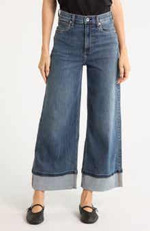 Serena High Waist Crop Wide Leg Jeans