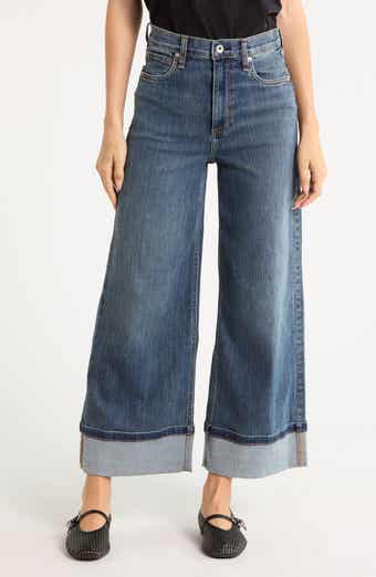 Serena High Waist Crop Wide Leg Jeans