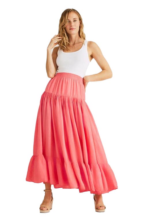 Calypso St. Barth Lourdes Skirt in Coral  product