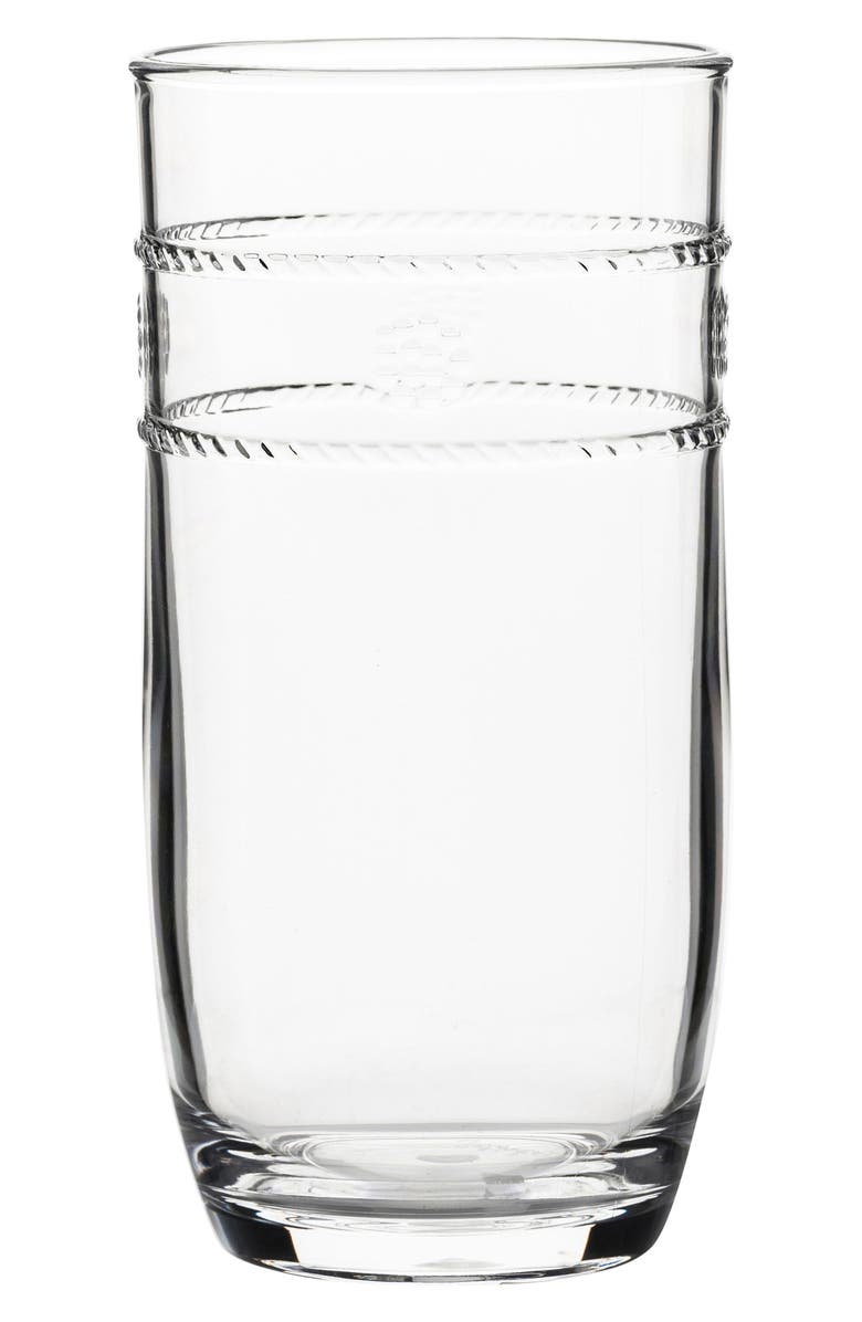Juliska Isabella Large Tumbler, Main, color, Clear