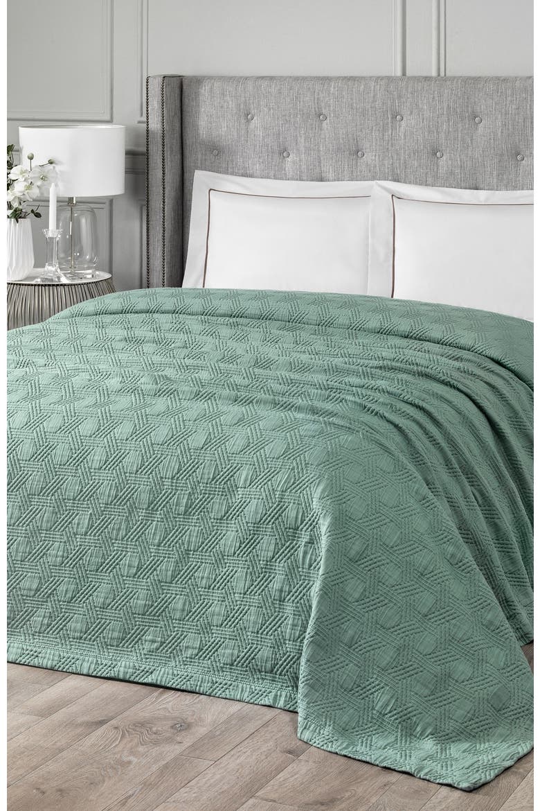 Maisie Bedcover, Alternate, color, Green