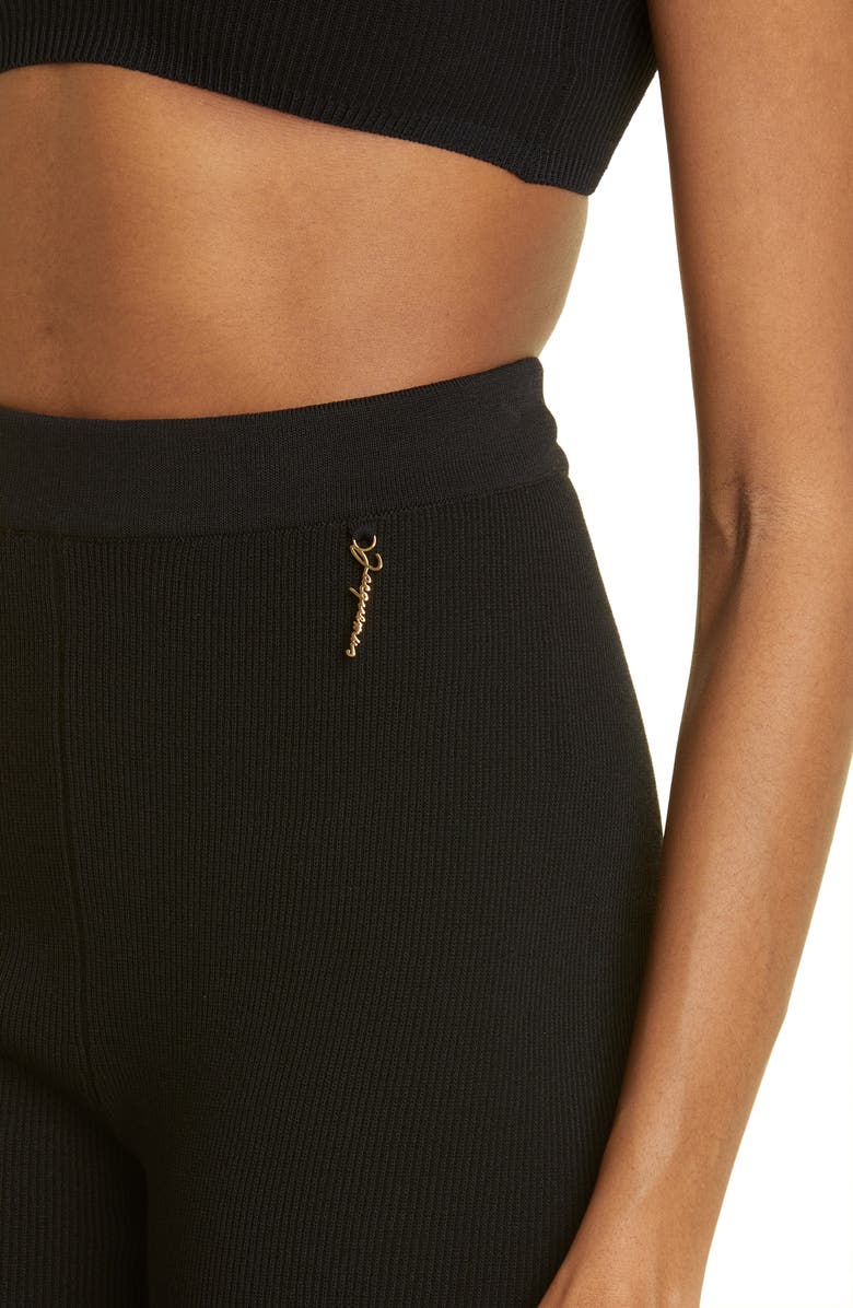 Jacquemus Ribbed Bike Shorts, Alternate, color, 