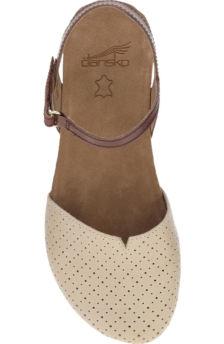 Dansko Rowan Flat, Alternate, color, Sand Perfect