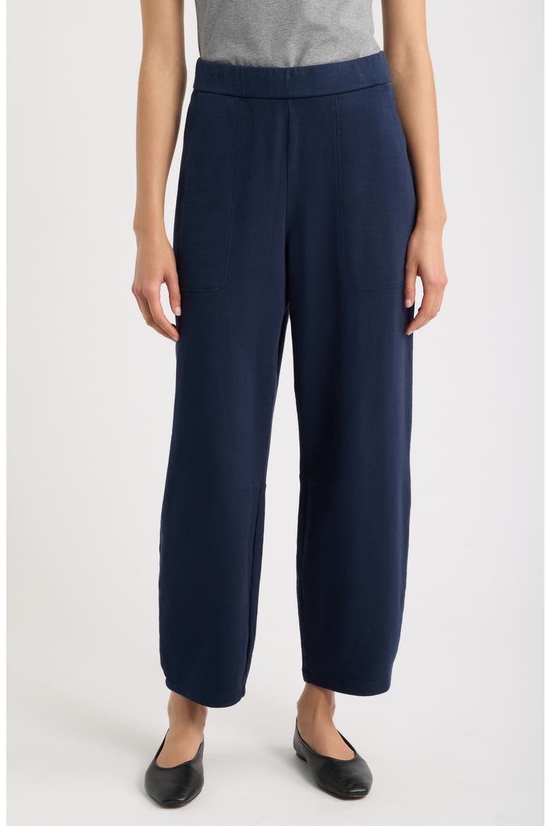 Organic Cotton Ankle Arch Pants, Main, color, INK