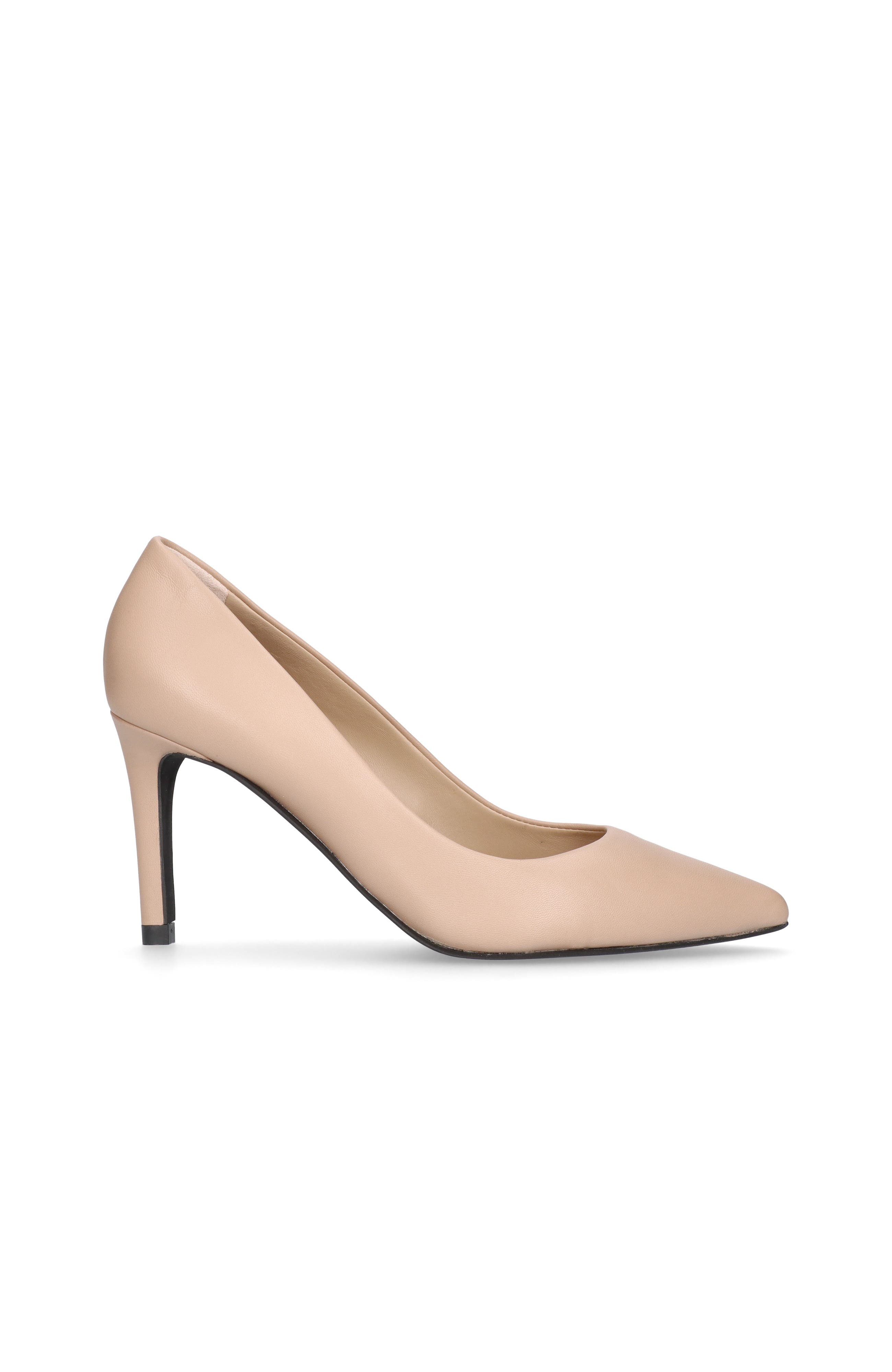 Leather Pointed Toe Pump, Alternate, color, Beige