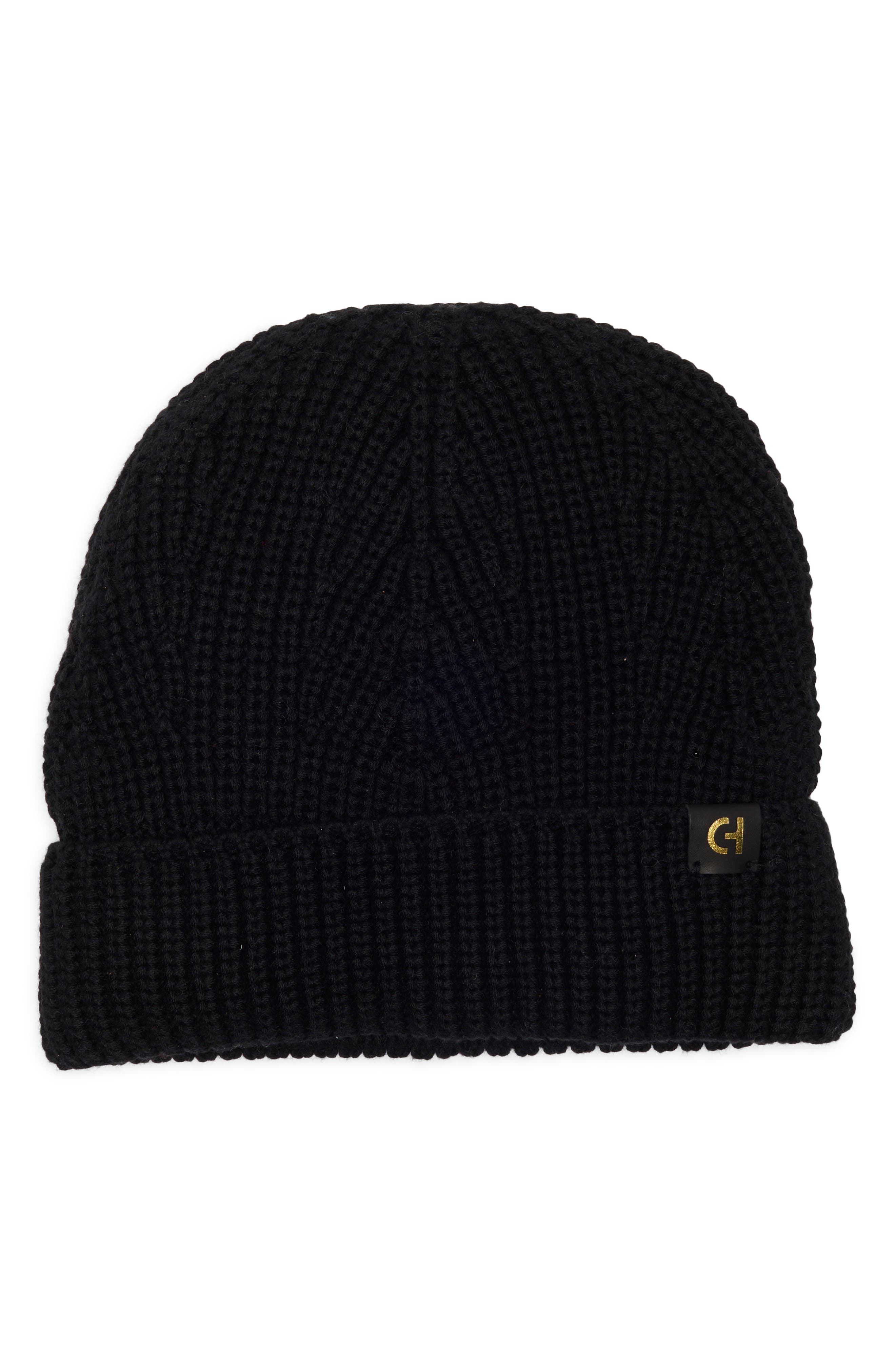 Cole Haan Ribbed Cuffed Beanie