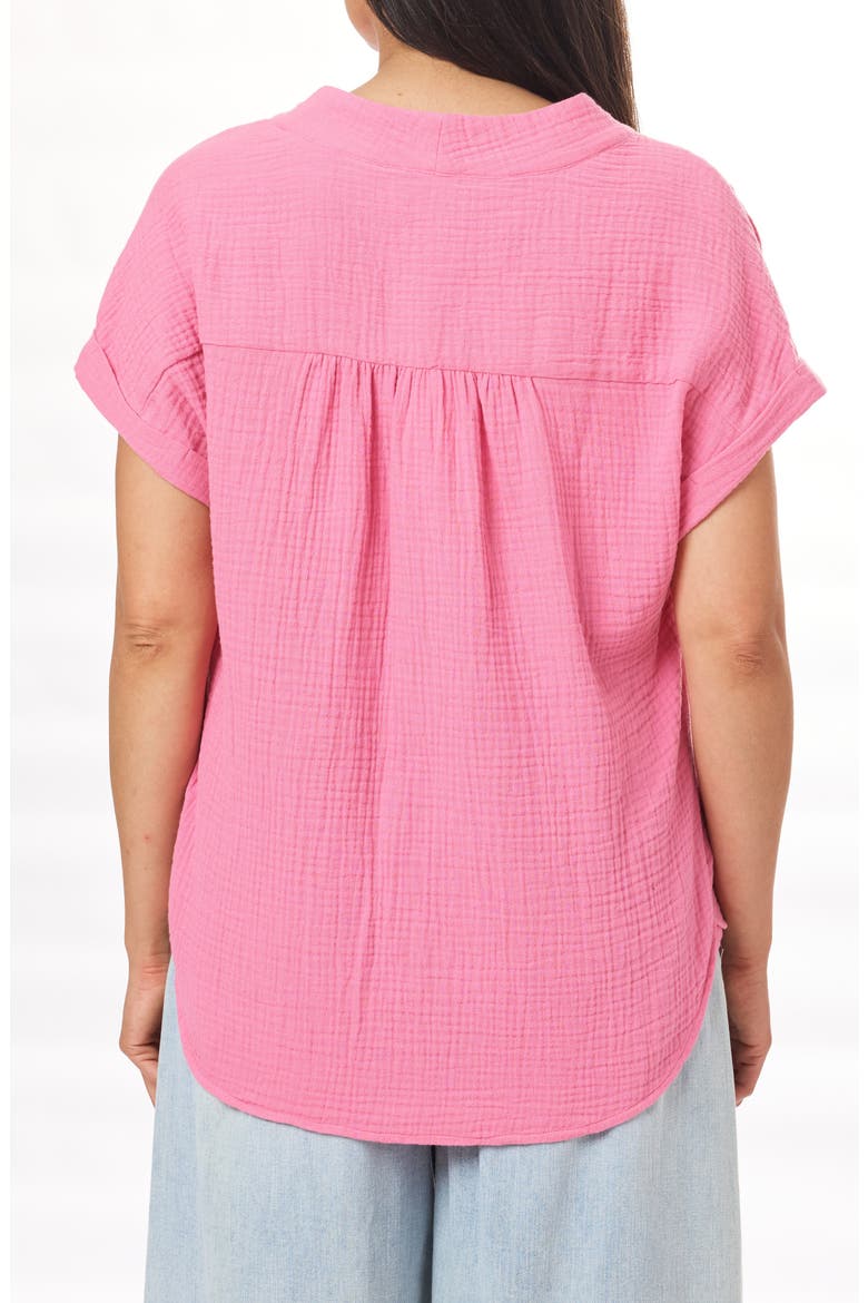 Carmel Gauze Top, Alternate, color, CHATEAU ROSE