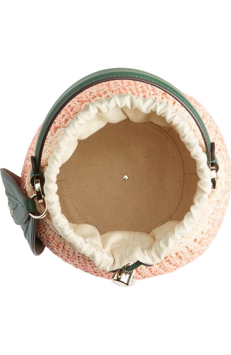 Kate Spade New York bellini 3d peach crossbody bag, Alternate, color,