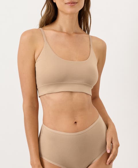 Everyday Strappy Scoop Bralette Made With Organic Cotton