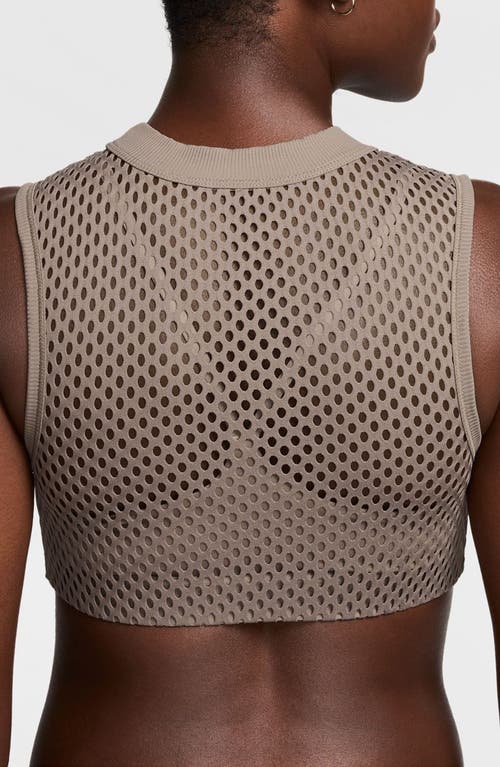 Nike Indy Net Light-support Padded Sports Bra In Brown
