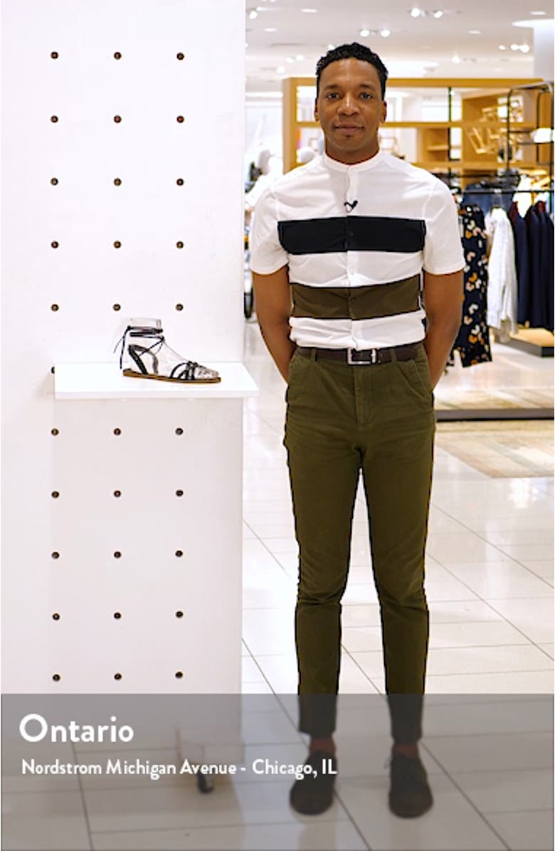 The Boardwalk Woven Lace Up Sandal, sales video thumbnail