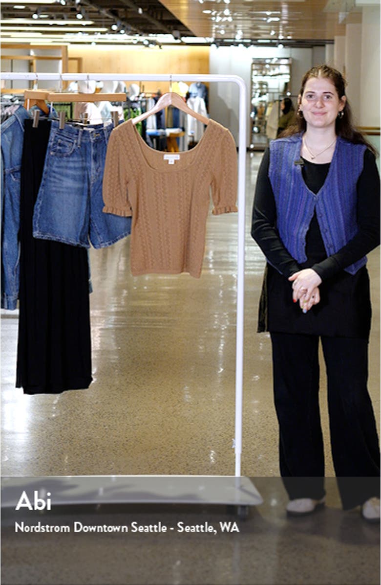 Pointelle Sweater, sales video thumbnail