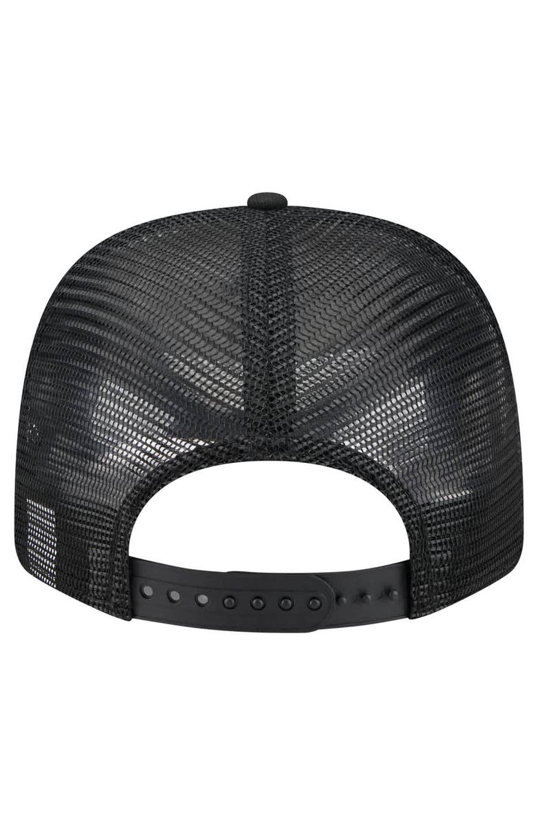 New Era Men's New Era Black Chicago White Sox Flag 9SEVENTY COOLERA Stretch-Snap Hat, Alternate, color, Black