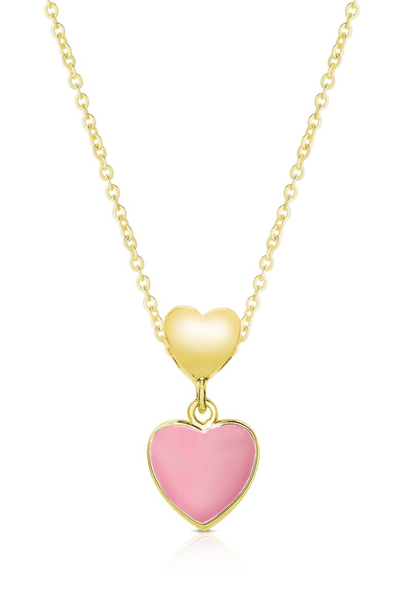 Heart Pendant Necklace, Main, color, GOLD