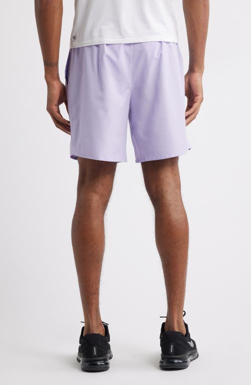 Nike Dri-fit Challenger Athletic Shorts In Purple