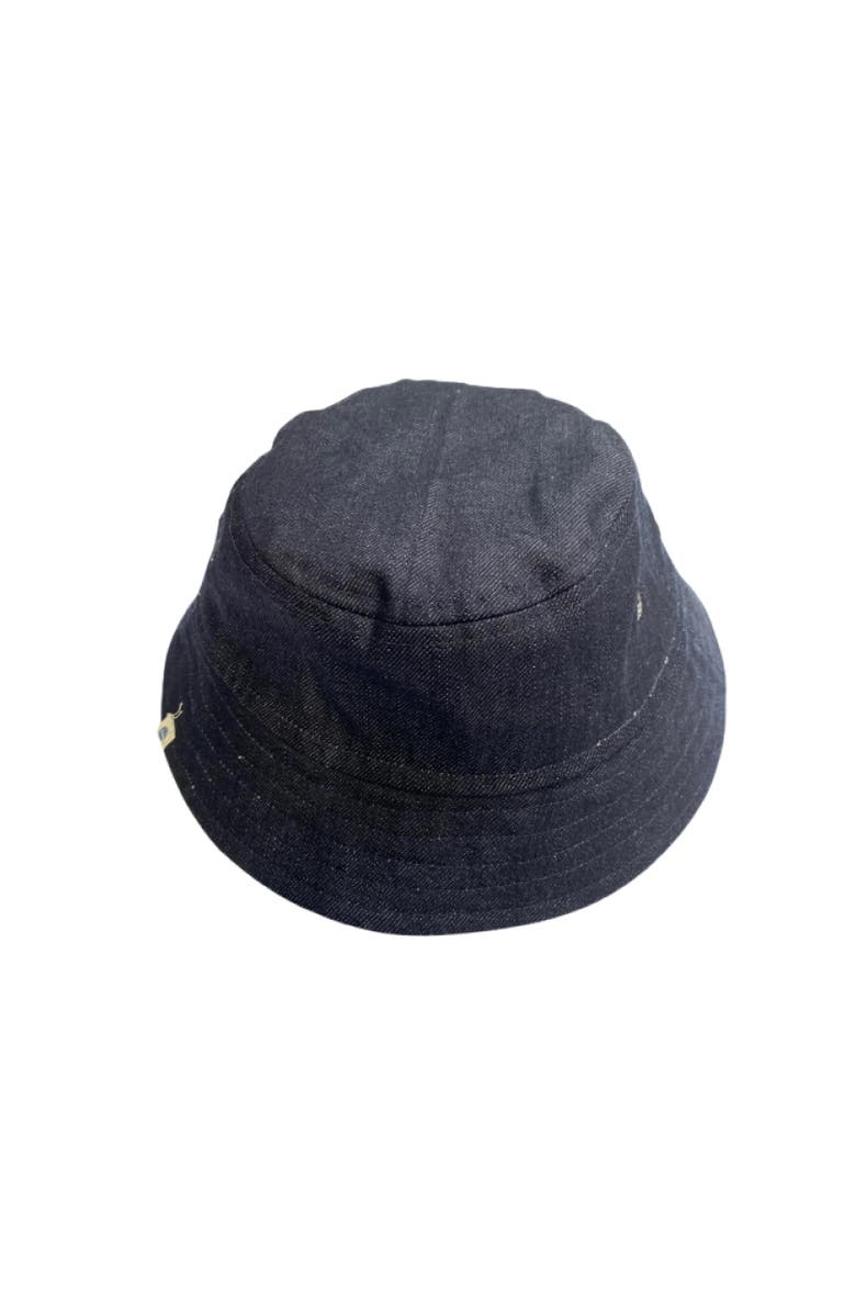 Jackalo Kids' Reversible Bucket Hat, Alternate, color, Driftwood Stripe & Denim