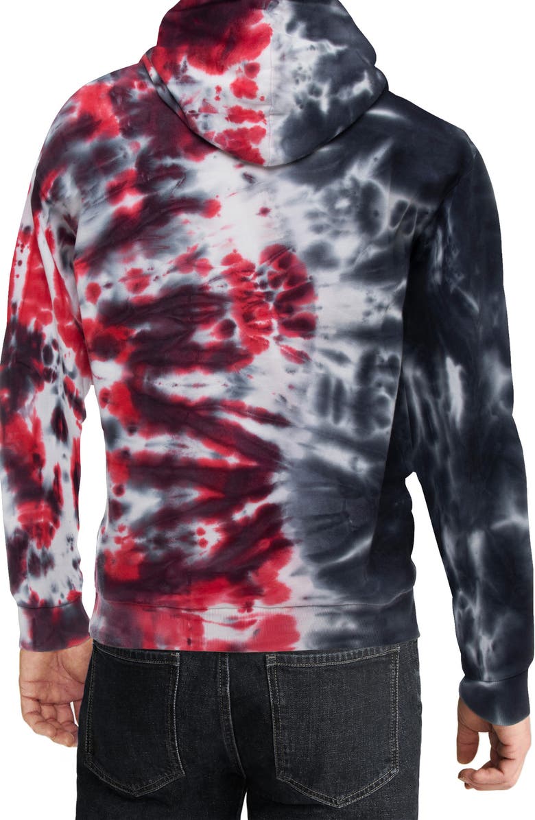 XRAY Half and Half Tie Dye Hoodie, Alternate, color, 