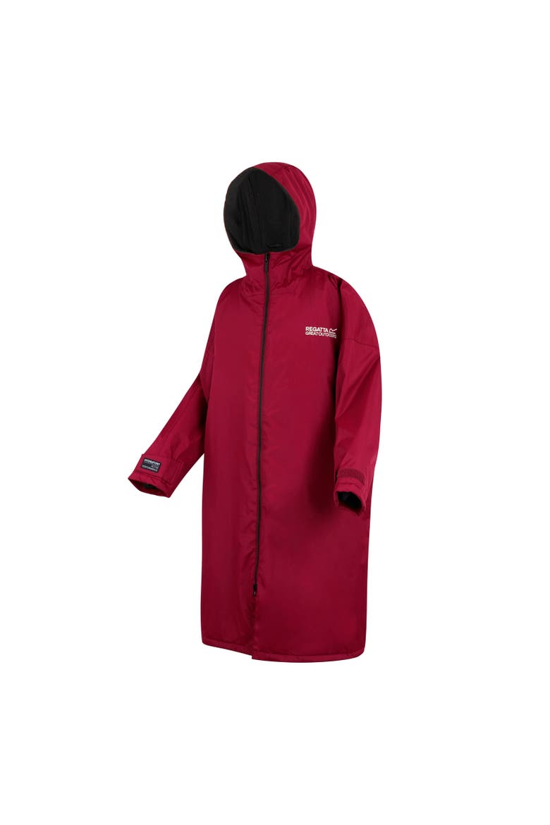 Gender Inclusive Waterproof Fleece Lined Changing Robe, Alternate, color, Dark Maroon