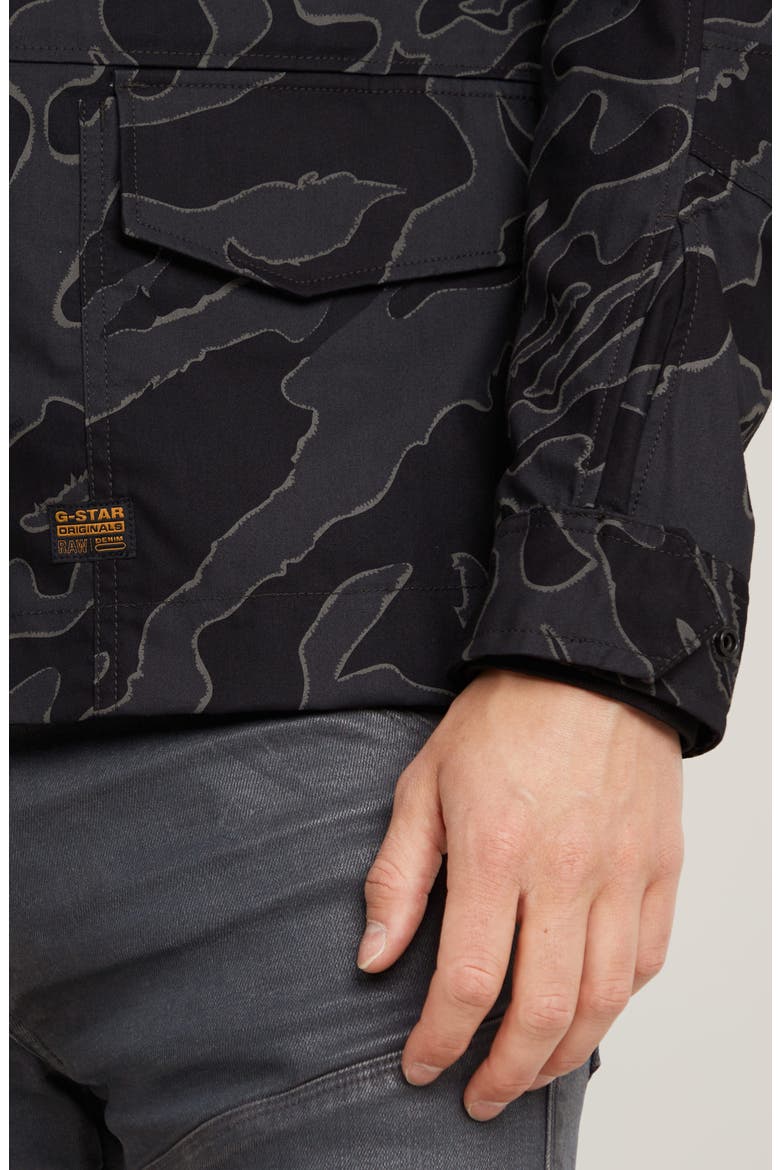 Rovic Slim Fit Water Repellent Field Jacket, Alternate, color, CLOACK ISLAND CAMO