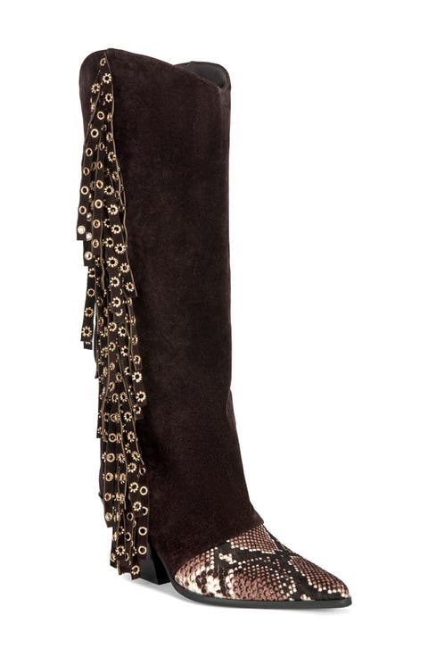 McBride Knee High Western Boot