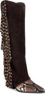 AZALEA WANG McBride Knee High Western Boot