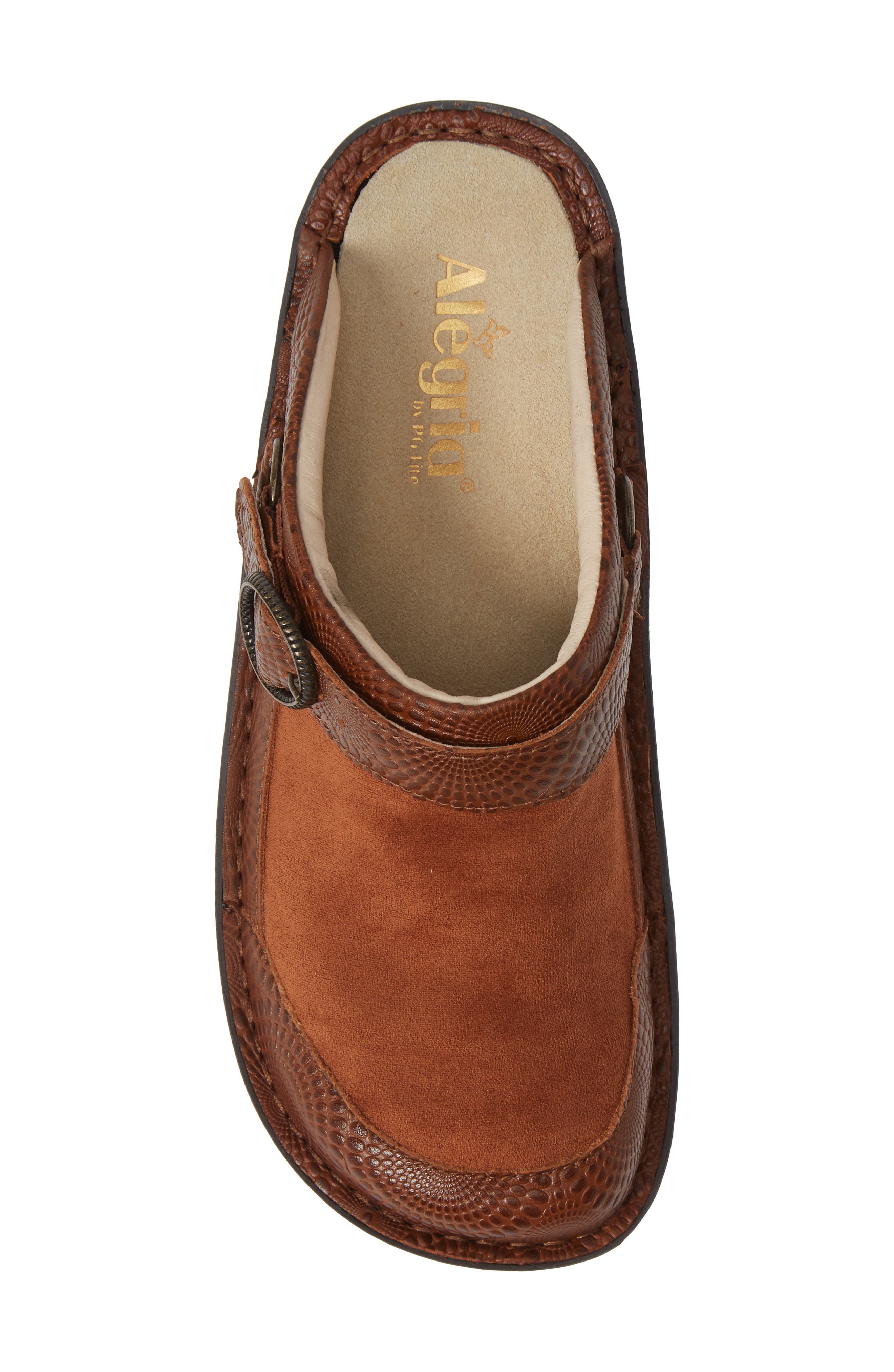 Seville Water Resistant Clog, Alternate, color, BRANDY LEATHER