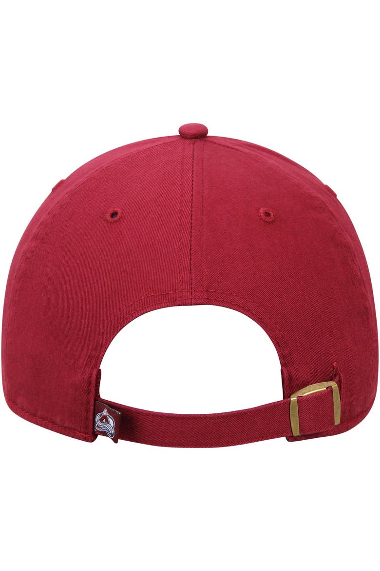 Men's '47 Burgundy Colorado Avalanche Clean Up Adjustable Hat, Alternate, color, Burgundy